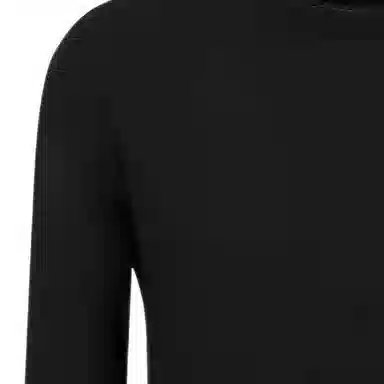 Emporio Armani FW22 Black Crewneck Long Sleeve Tee