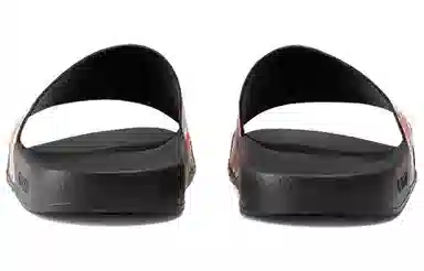 GUCCI Orchid Print Sandals Black