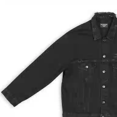 Balenciaga Denim Jacket Black