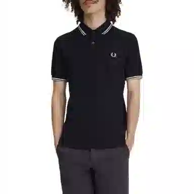 Fred Perry Logo Polo Black