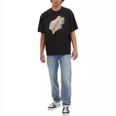 COACH Rainbow Logo T-Shirt Black