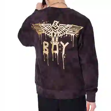 Boy London Eagle Logo Crewneck Sweatshirt Gray