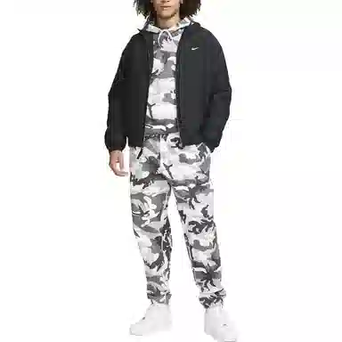 Nike Logo Zip Jacket Black