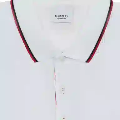 Burberry Cotton Polo Shirt LogoPolo