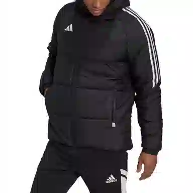 adidas Logo Hoodie Jacket Black