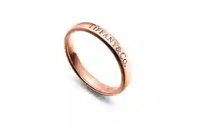Tiffany & Co. T&CO. 18K Rose Gold Ring
