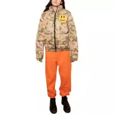 Drew House Camo Smiley High Neck Jacket