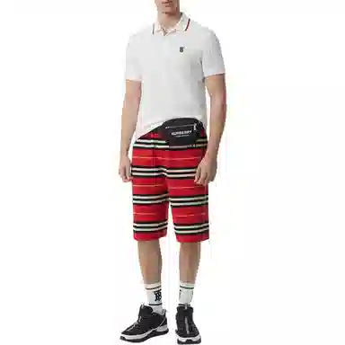 Burberry Cotton Polo Shirt LogoPolo
