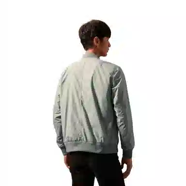 Calvin Klein Embroidered Letter Bomber Jacket