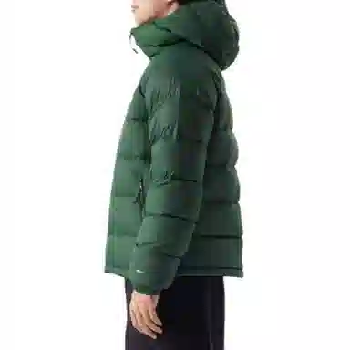 The North Face Hooded Down Jacket Green