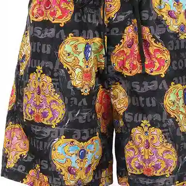 Versace Jeans Couture SS24 Black Shorts
