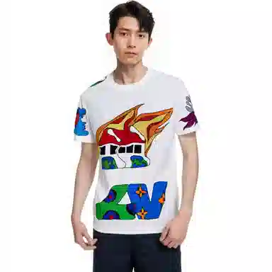Louis Vuitton SS21 Cartoon Logo T-Shirt White