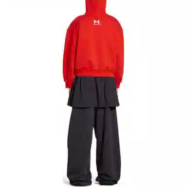 Balenciaga x Under Armour SS25 Logo Hoodie Red