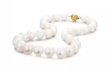 佐卡伊 大颗纯色全珠锁骨链 淡水珍珠 项链 女款