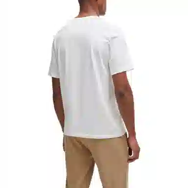 HUGO BOSS Stretch-Cotton Regular-Fit T-Shirt With Logo Detail LogoT