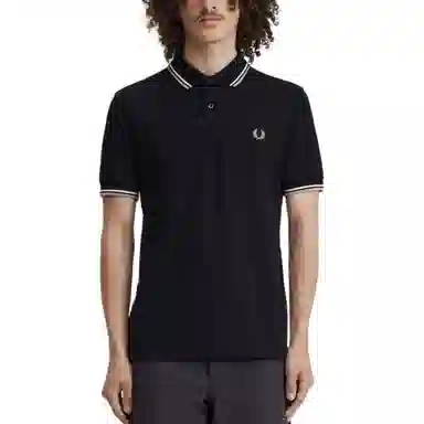 Fred Perry Logo Polo Black