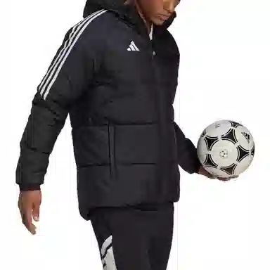 adidas Logo Hoodie Jacket Black