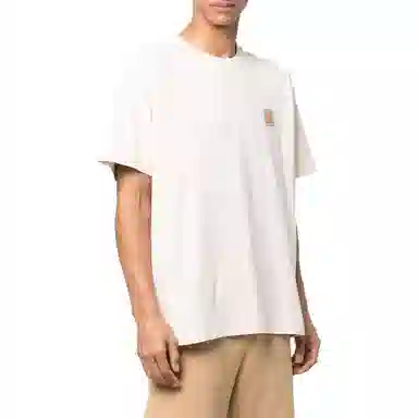 Carhartt WIP SS23 Logo Crewneck T-Shirt White