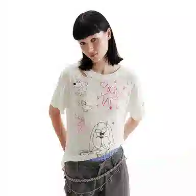 CONP SS24 Security Guard Puppy Doodle T-shirtT