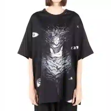 Yohji Yamamoto SS22 Eye Print T-Shirt Black