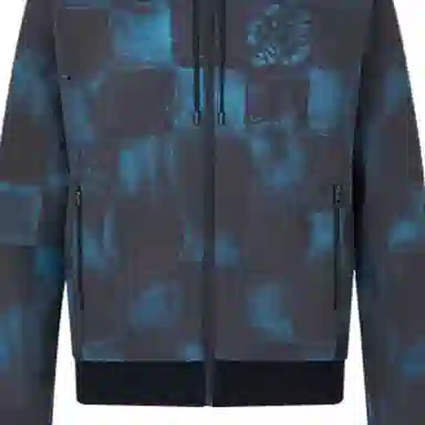 Louis Vuitton FW21 Zip Hoodie Jacket Blue