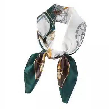 上海故事 加大真丝大方巾 桑蚕丝 丝巾 女款 温婉花意