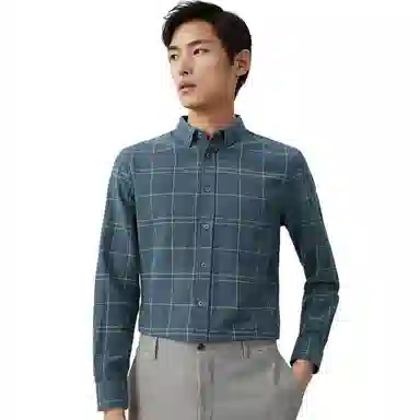 Hongdou Slim Fit Long Sleeve Shirt