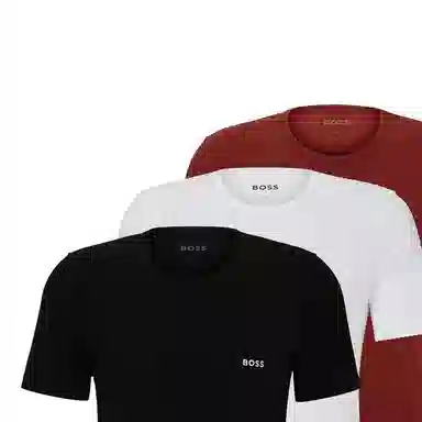 HUGO BOSS Three-Pack Of Underwear T-Shirts In Cotton Jersey LogoT 3