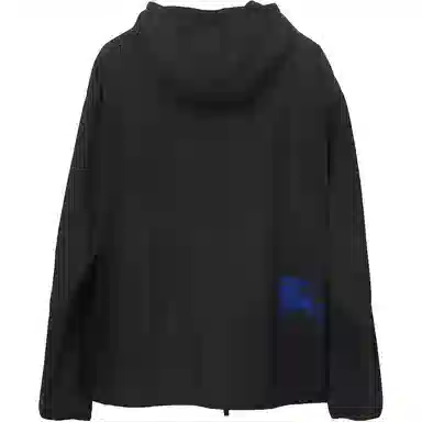 Burberry Hooded Zip Jacket Black