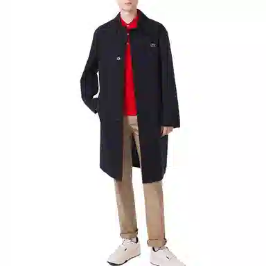 Lacoste Trench Coat Navy