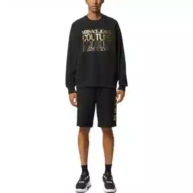 VERSACE Logo sweat shorts