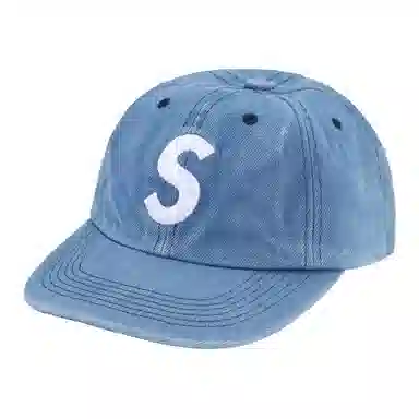 Supreme S Logo 6-Panel Blue