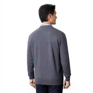 恒源祥 打底长袖加厚羊毛针织毛衣 男款