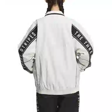 adidas FW24 WRINKLED LINED TRACK TOP Wording logo