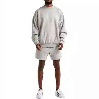 adidas originals Basketball Chapter 1sweat Crewmetal Grey Logo