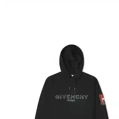 Givenchy Logo Hoodie Black