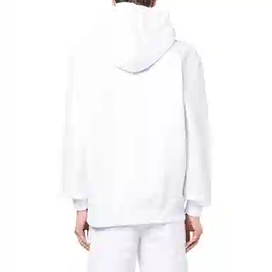 Alexander McQueen FW22 Graffiti Logo Hoodie White