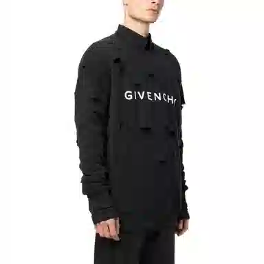 Givenchy SS23 Logo Print Sweatshirt Black