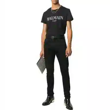 Balmain SS22 Logo T-Shirt Black