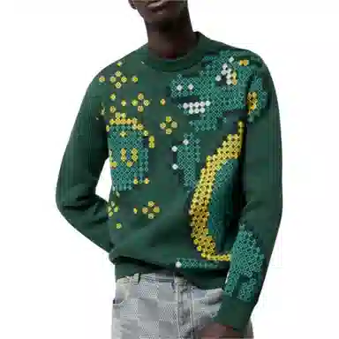 Louis Vuitton SS24 Crewneck Sweater Green