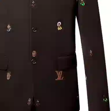 Louis Vuitton SS24 Embroidered Jacket Brown
