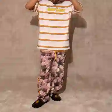 Drew House Cartoon Font Ss Tee Neapolitan Stripe T