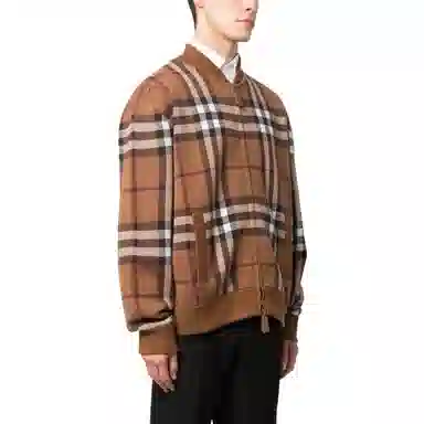Burberry SS22 Check Print Jacket Brown