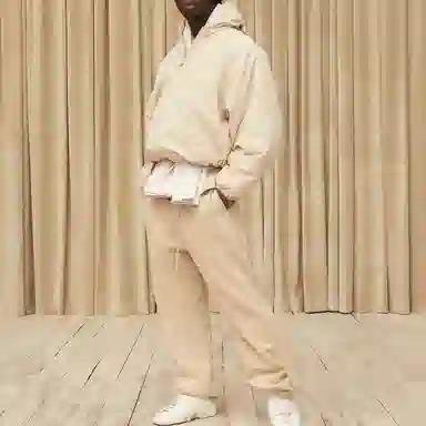 Fear of God Essentials Fullzip Jacket Sand