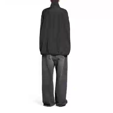 Balenciaga FW23 Zip-Up Jacket In Black