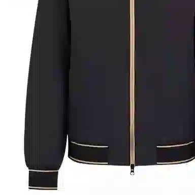 Emporio Armani EA7 FW23 Black Bomber Jacket