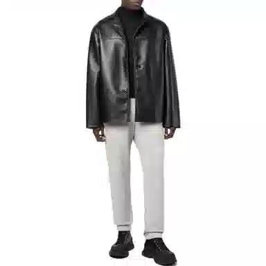 Martine Rose FW22 Logo Joggers Light Grey