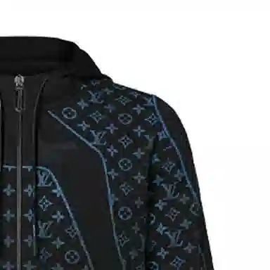 Louis Vuitton 2054 Logo Hoodie Blue