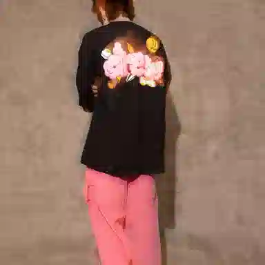 Drew House logo Doodle Joy Ss Tee Black T