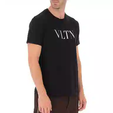 Valentino Logo T-Shirt Black